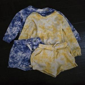 Cat & JACK tie dye  summer sweats unisex 4T